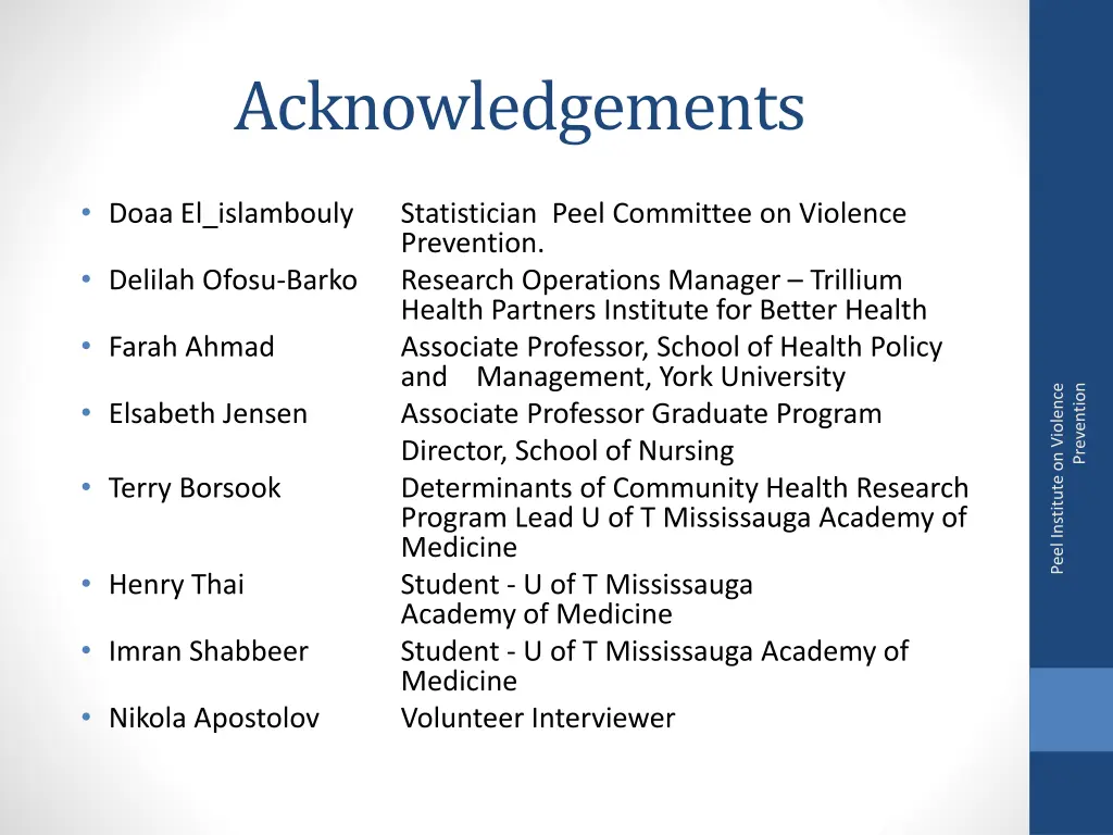 acknowledgements