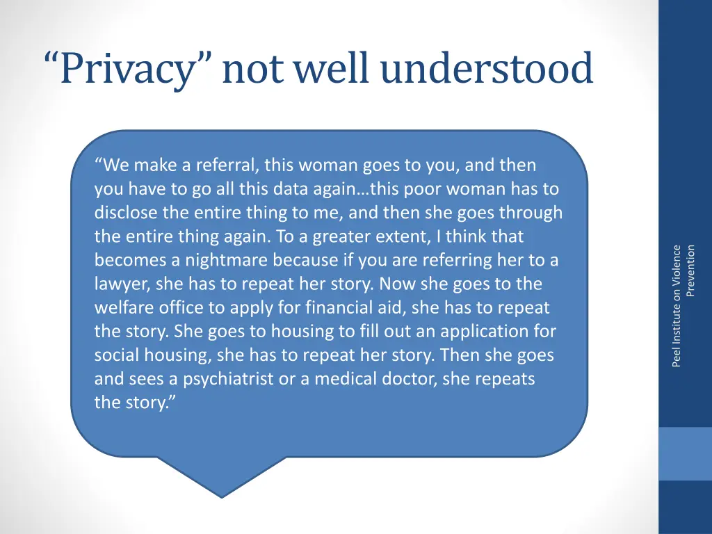 privacy not well understood