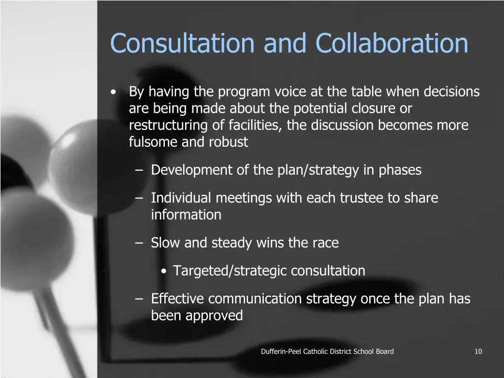 consultation and collaboration