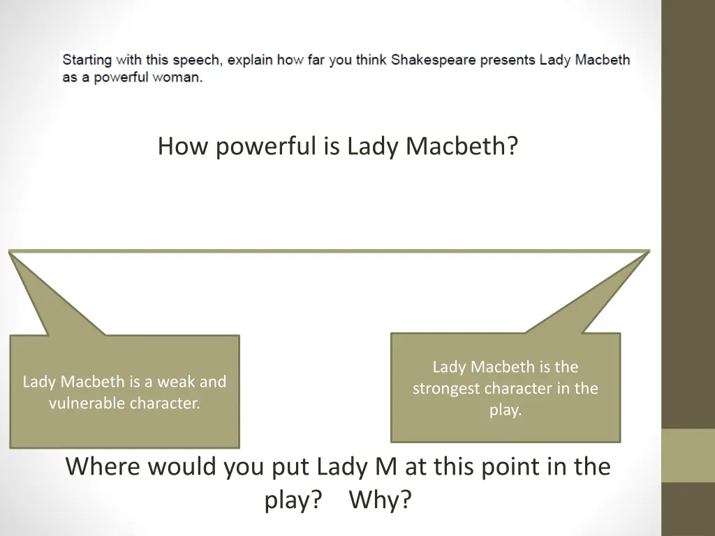 how powerful is lady macbeth