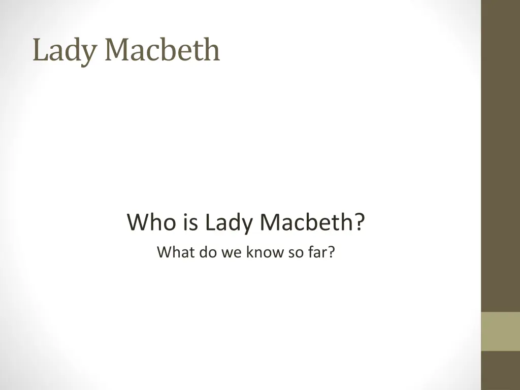 lady macbeth