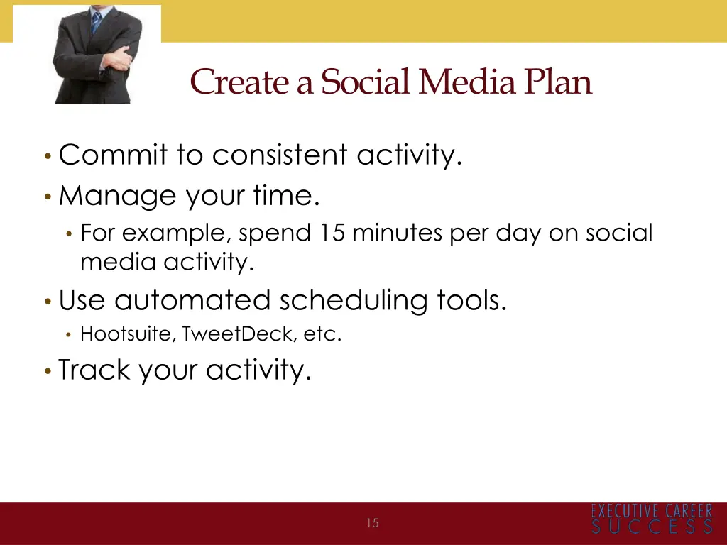 create a social media plan