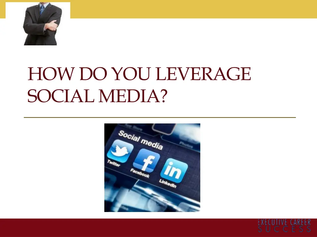 how do you leverage social media