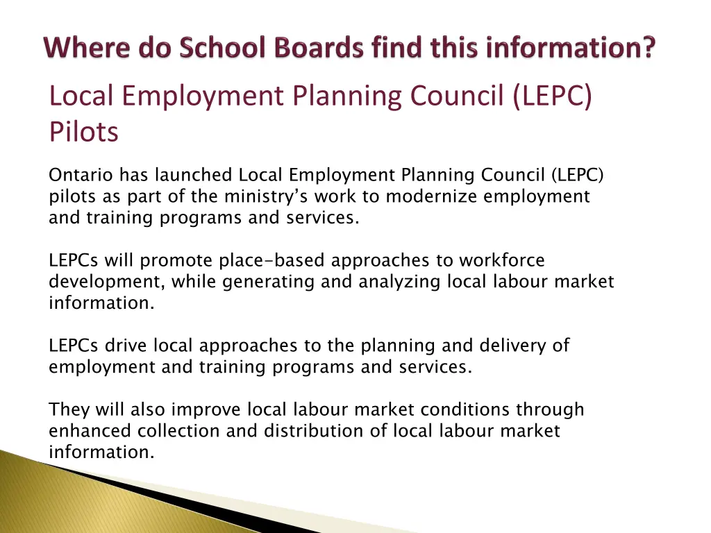 local employment planning council lepc pilots