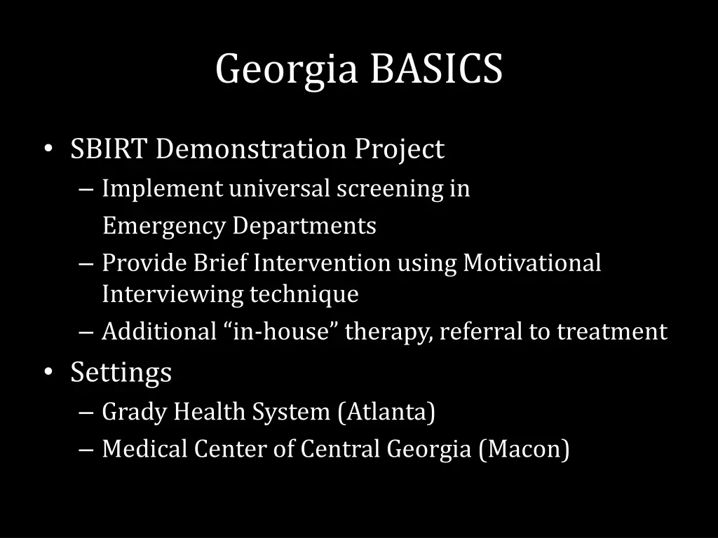 georgia basics