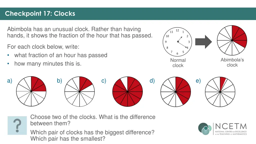 checkpoint 17 clocks