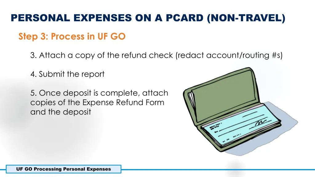 personal expenses on a pcard non travel 5