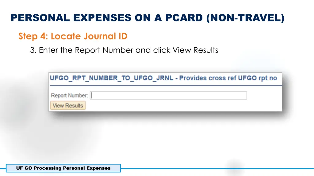 personal expenses on a pcard non travel 8