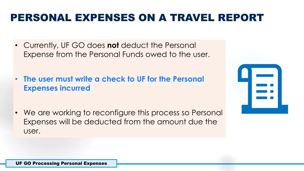 personal expenses on a travel report 5