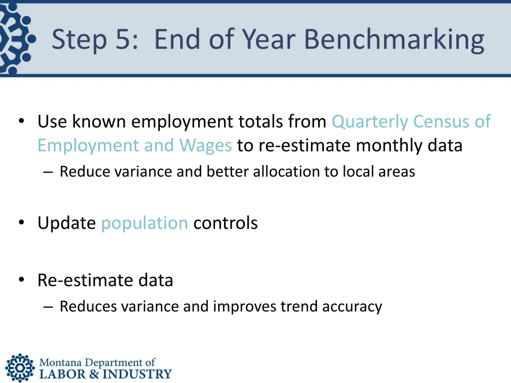 step 5 end of year benchmarking