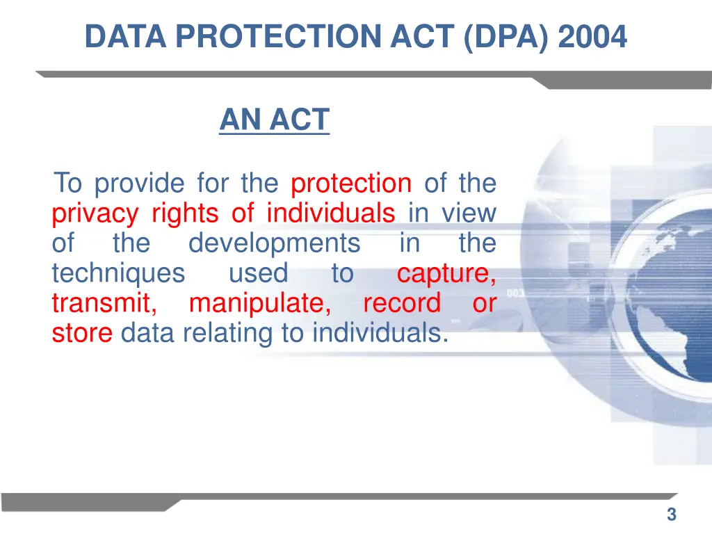 data protection act dpa 2004