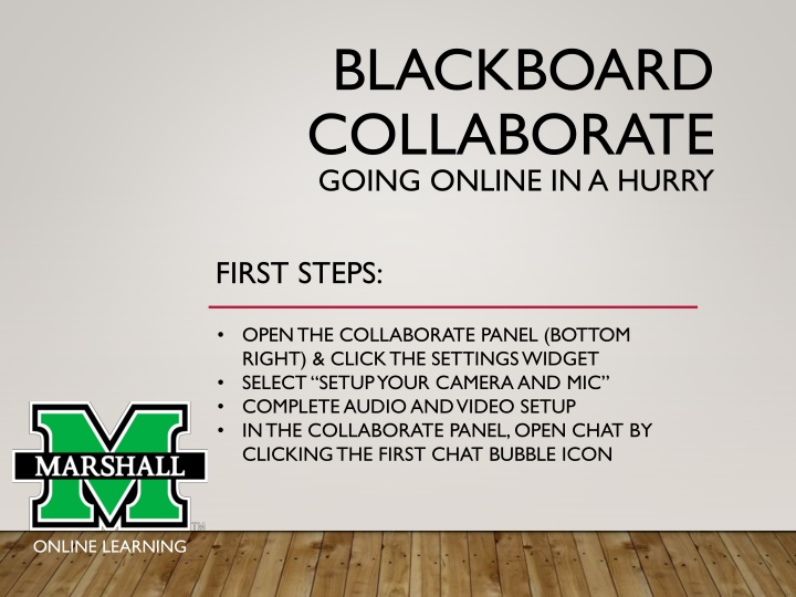 blackboard collaborate going online in a hurry