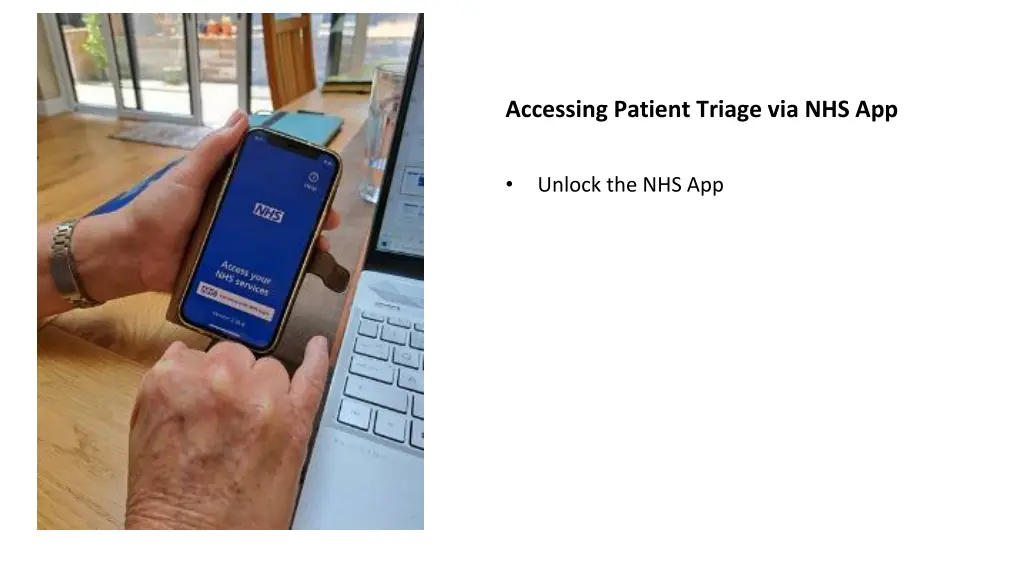 accessing patient triage via nhs app 1