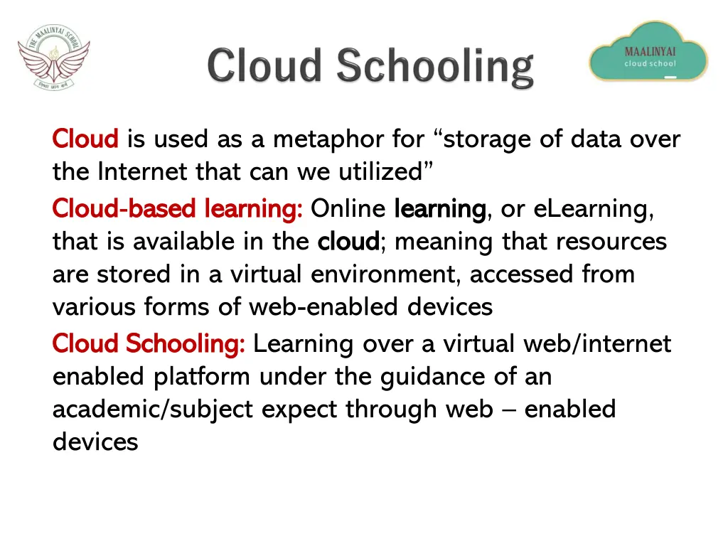 cloud cloud is used as a metaphor for storage