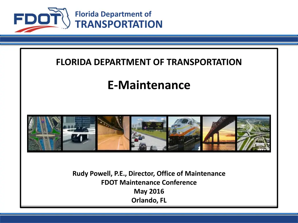 florida department of transportation 1