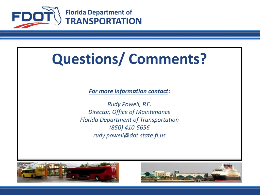 florida department of transportation 2