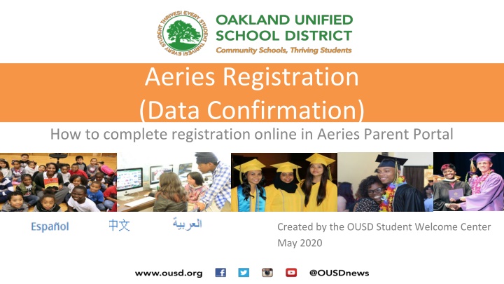 aeries registration data confirmation