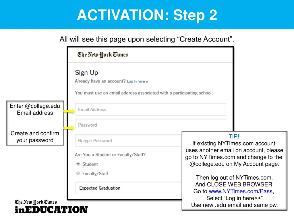 activation step 2