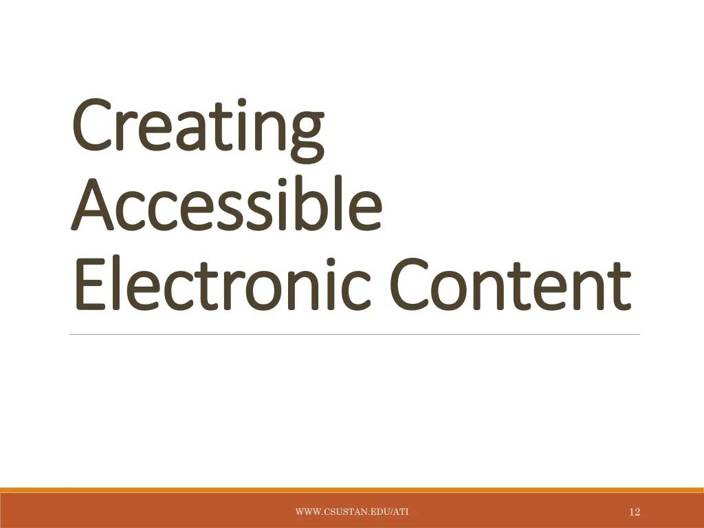 creating creating accessible accessible