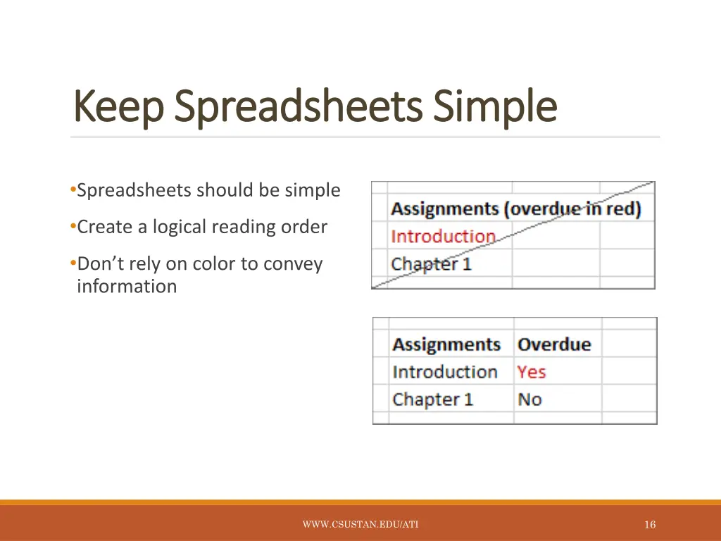 keep spreadsheets simple keep spreadsheets simple