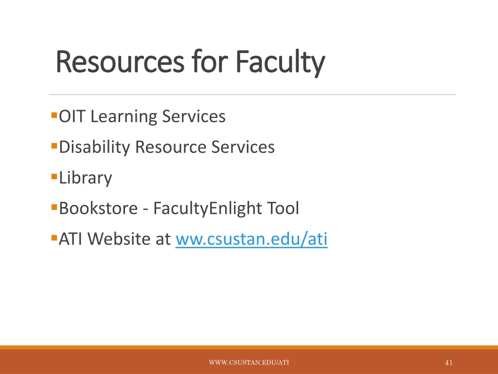 resources for faculty resources for faculty