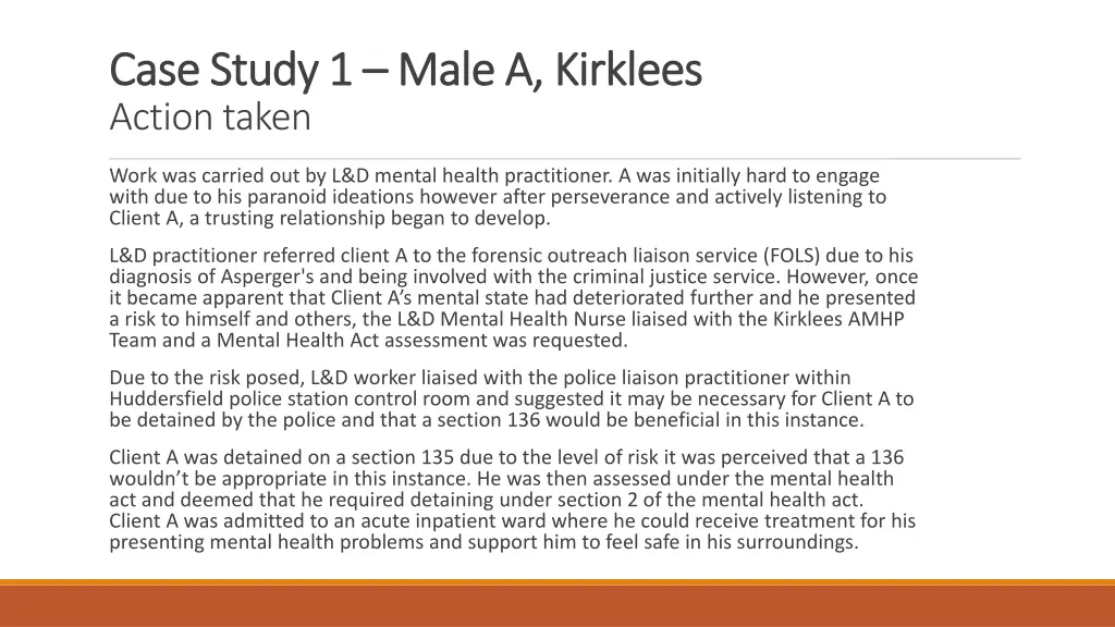 case study 1 case study 1 male a kirklees male 1