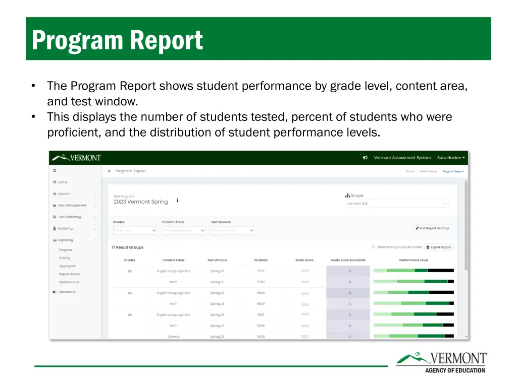 program report 1