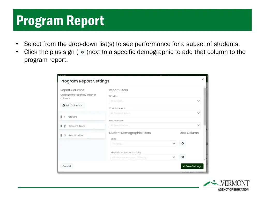 program report 4