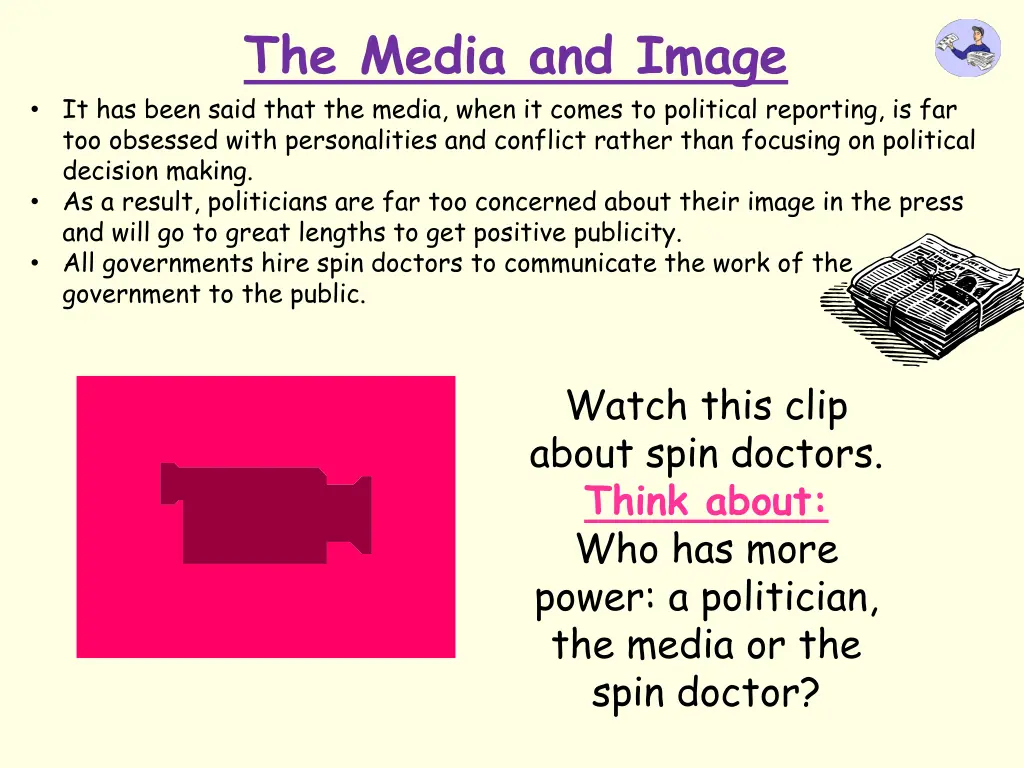 the media and image it has been said that