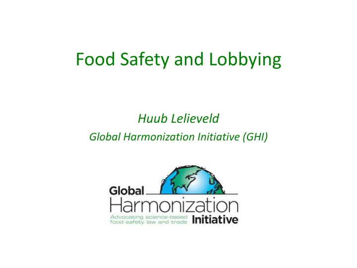 food safety and lobbying