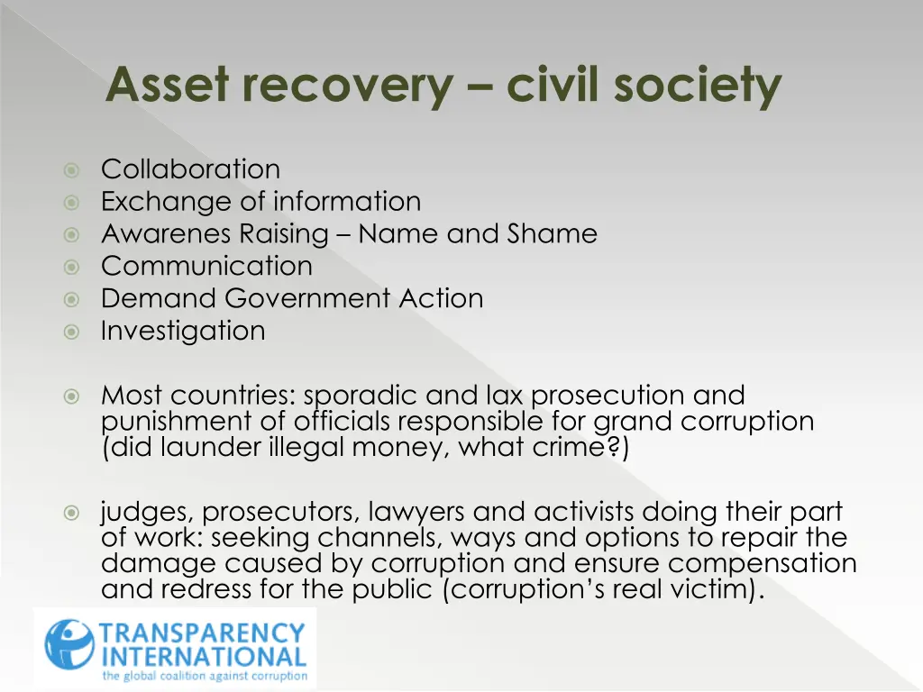 asset recovery civil society 1