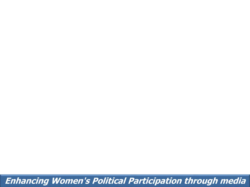 enhancing women s political participation through