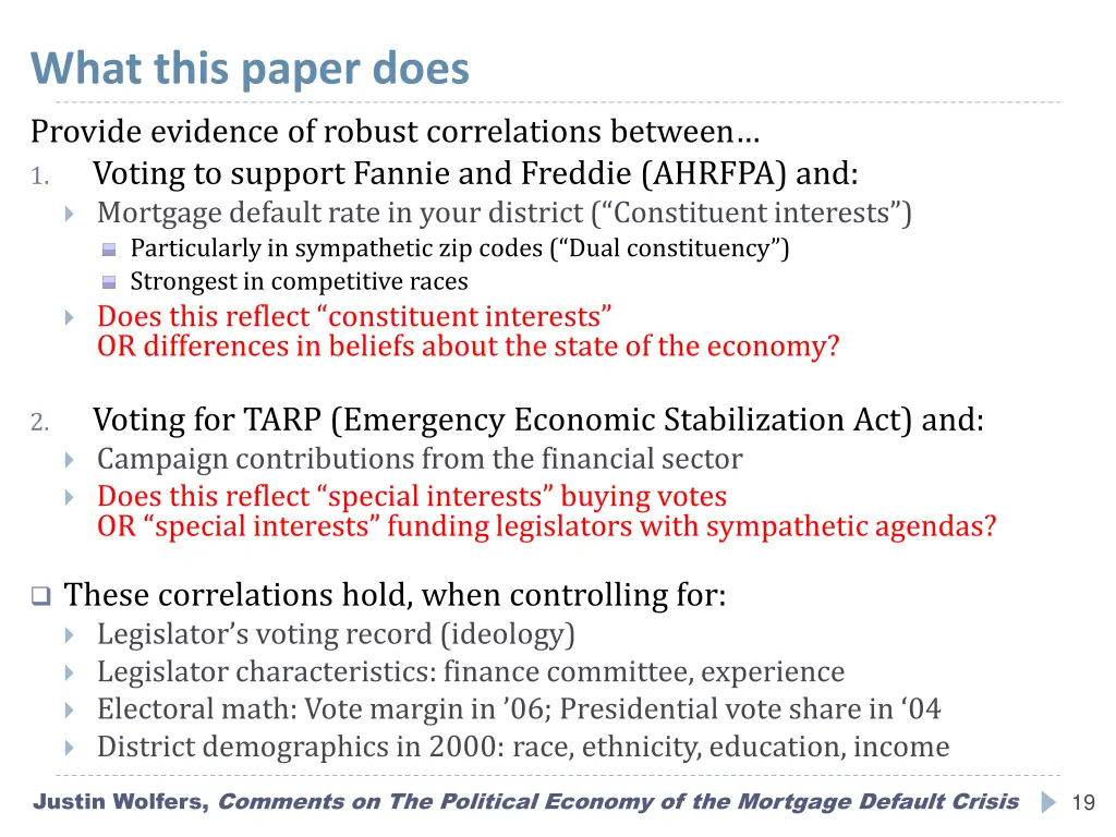 what this paper does provide evidence of robust 1