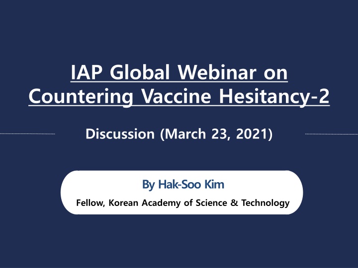 iap global webinar on countering vaccine