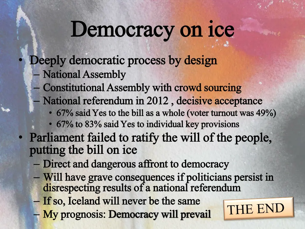 democracy on ice democracy on ice