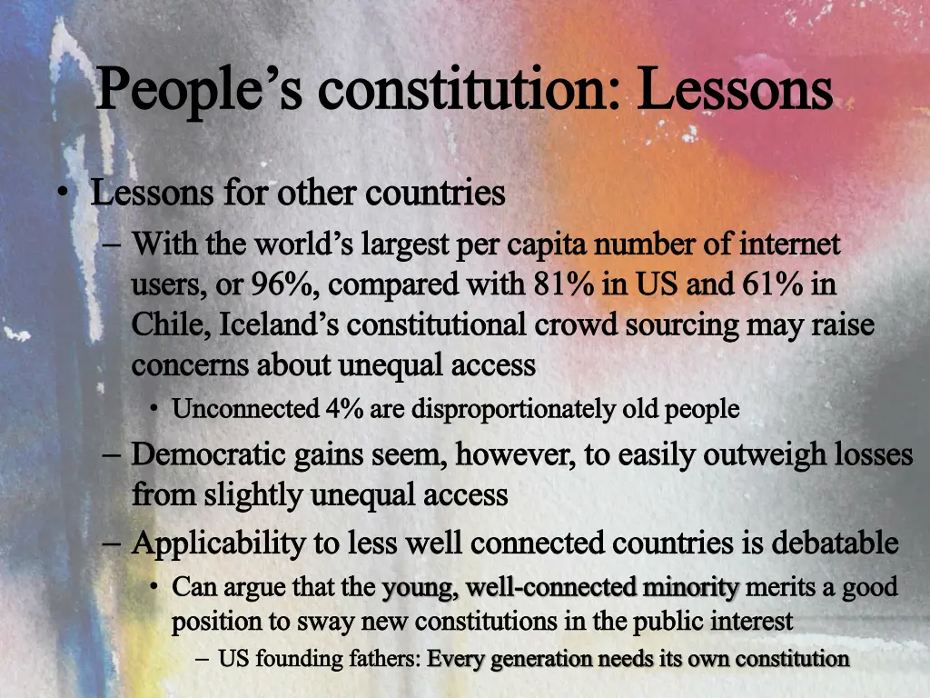 people s constitution lessons people