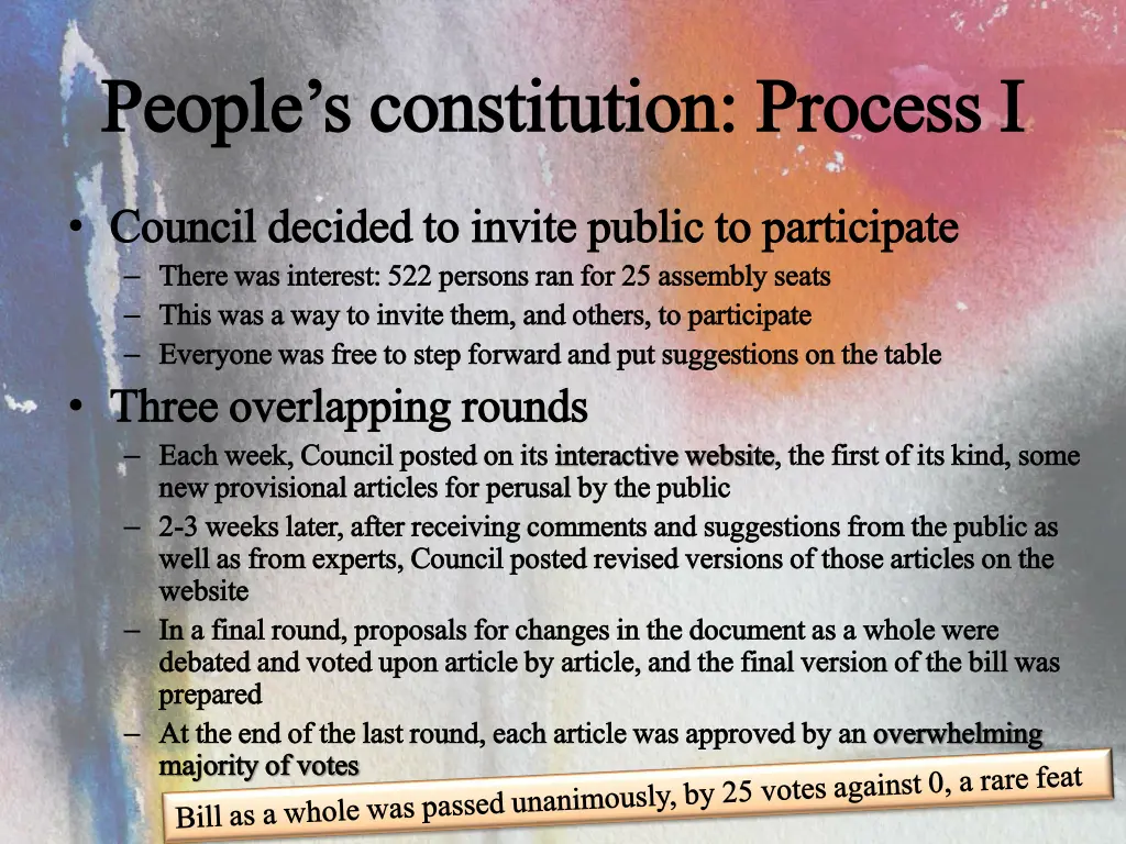 people s constitution process i people