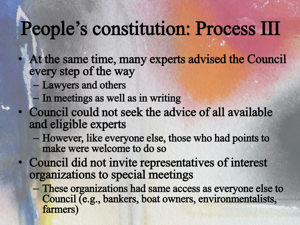 people s constitution process iii people