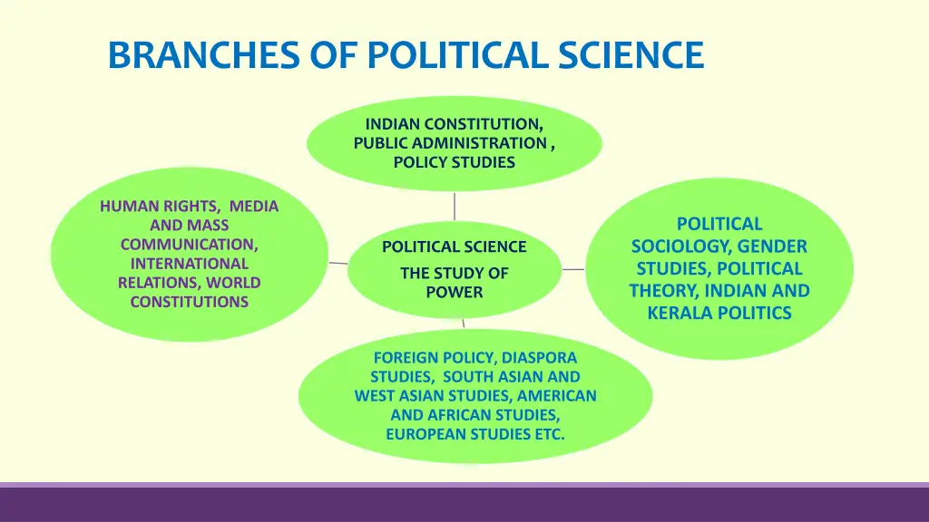 branches of political science