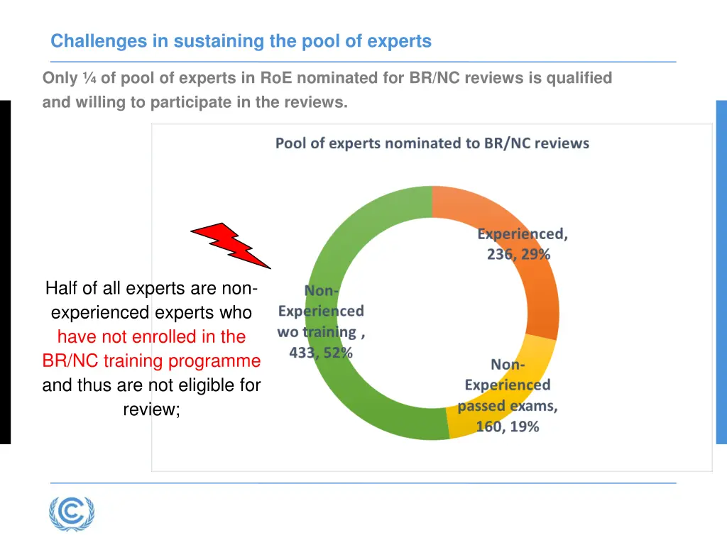 challenges in sustaining the pool of experts