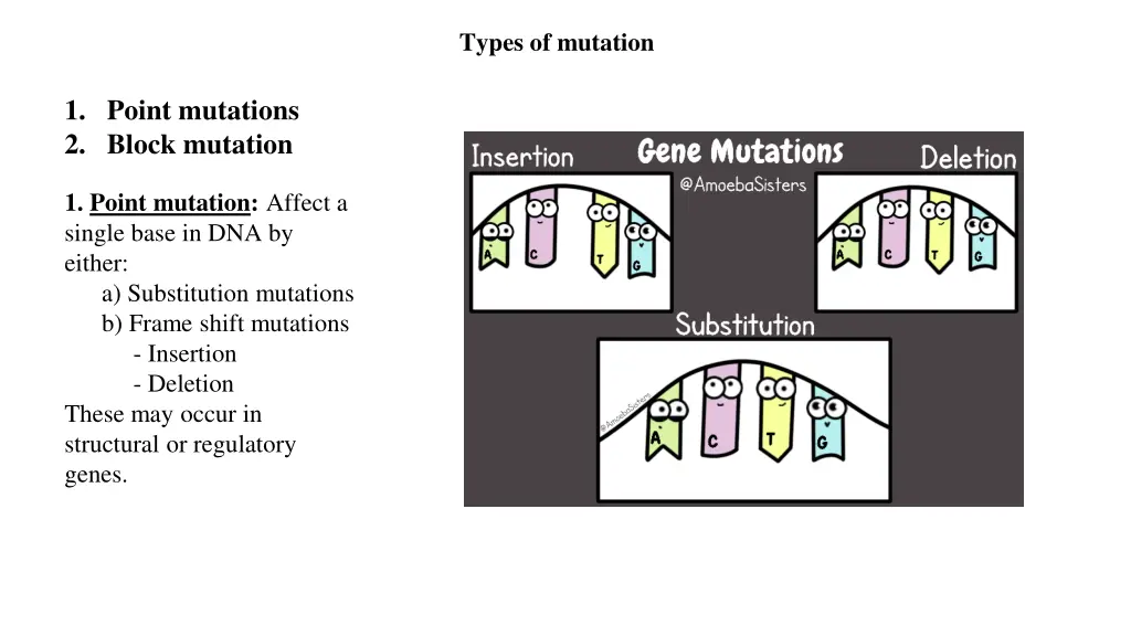 types of mutation