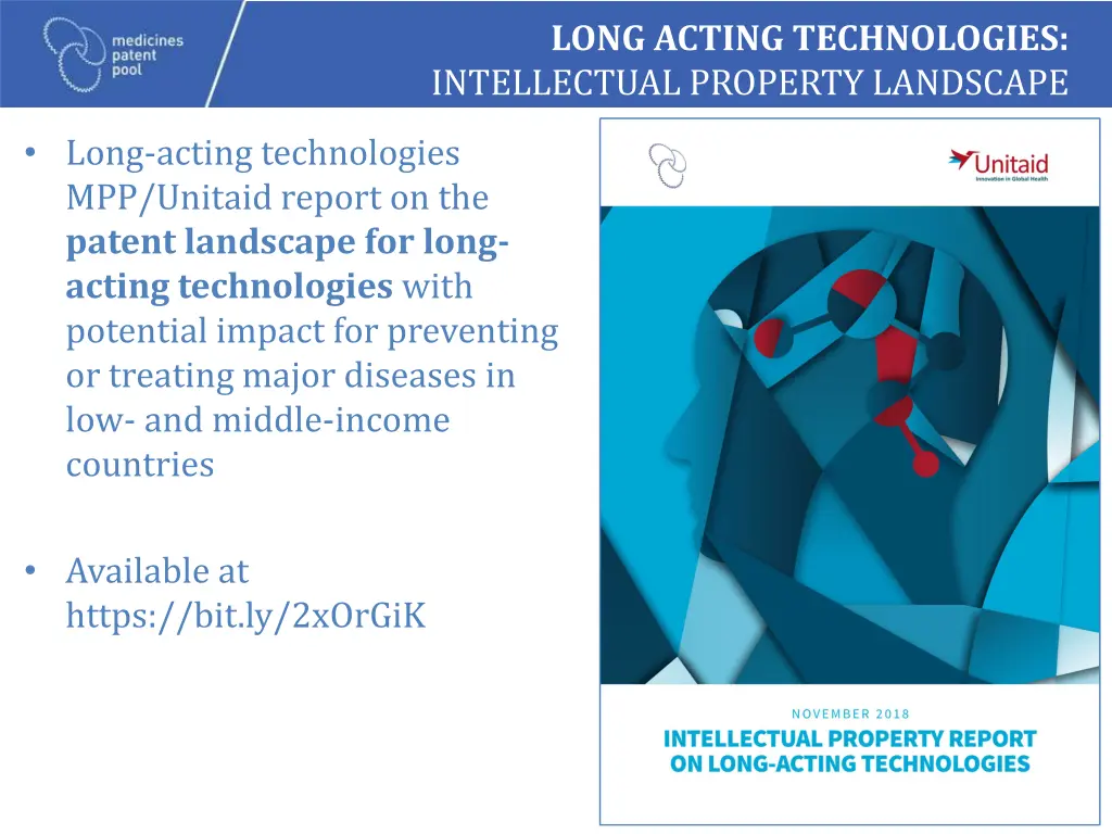 long acting technologies intellectual property