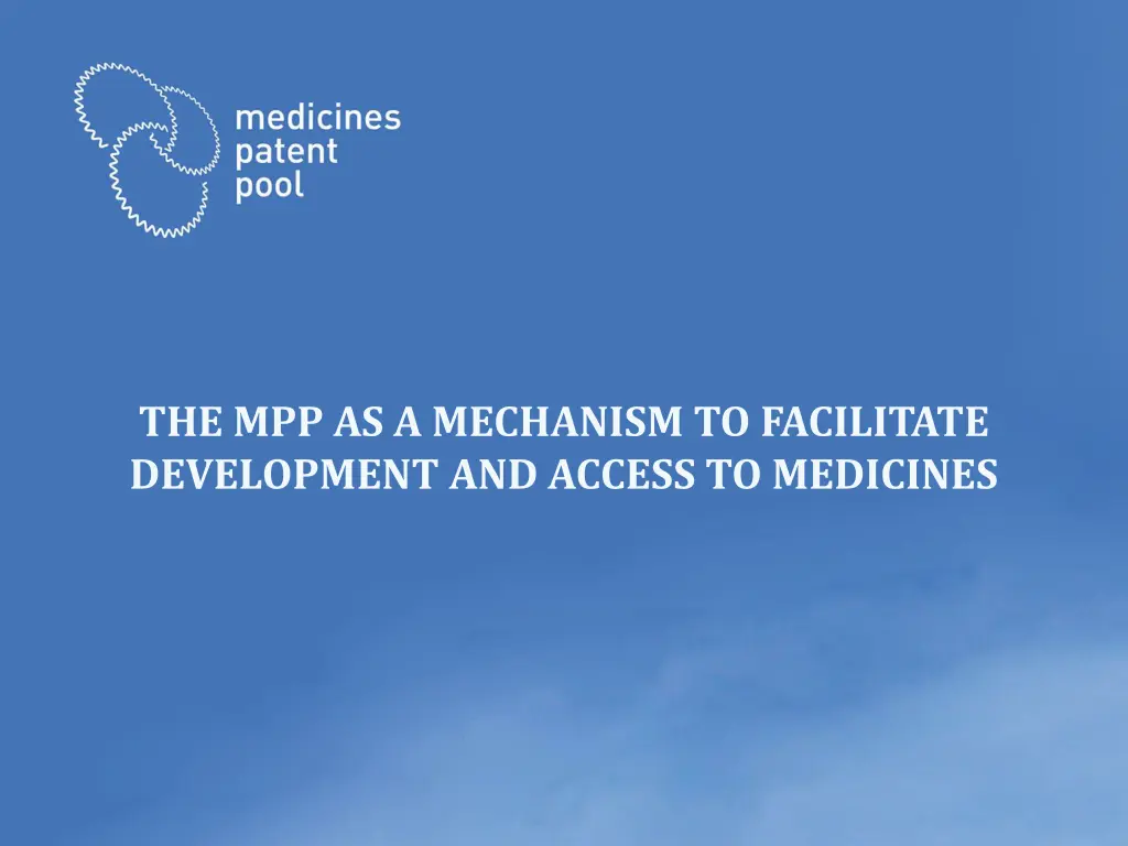 the mpp as a mechanism to facilitate development