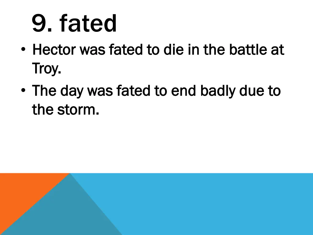 9 fated hector was fated to die in the battle