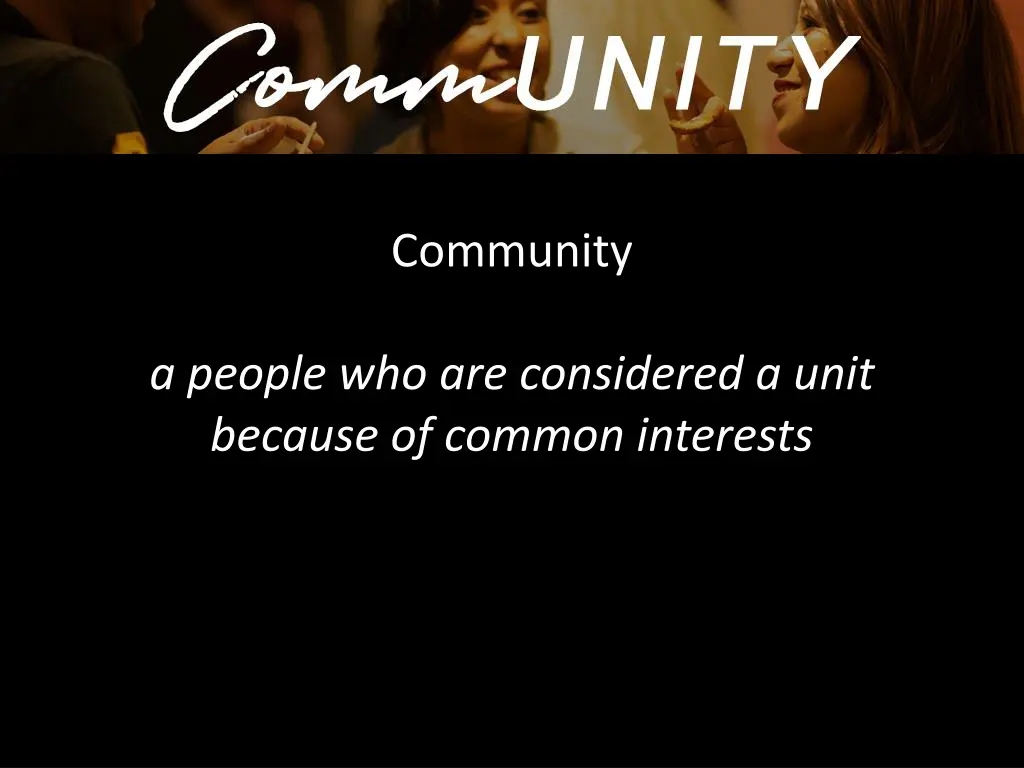 community