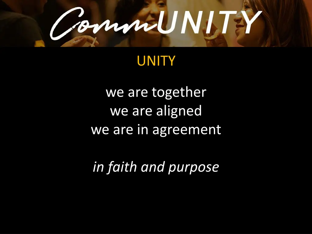 unity