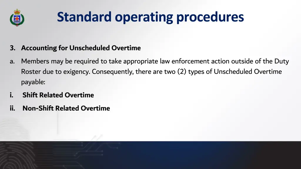 standard operating procedures 4