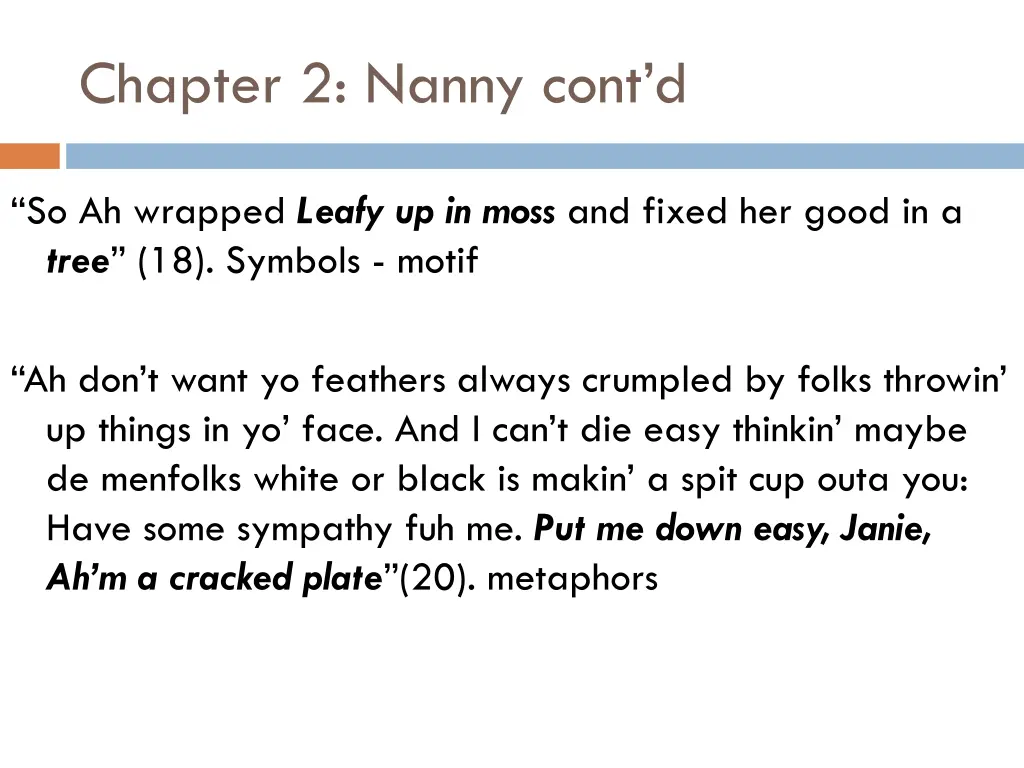 chapter 2 nanny cont d