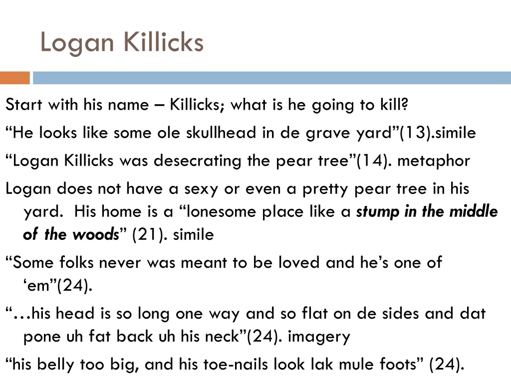 logan killicks