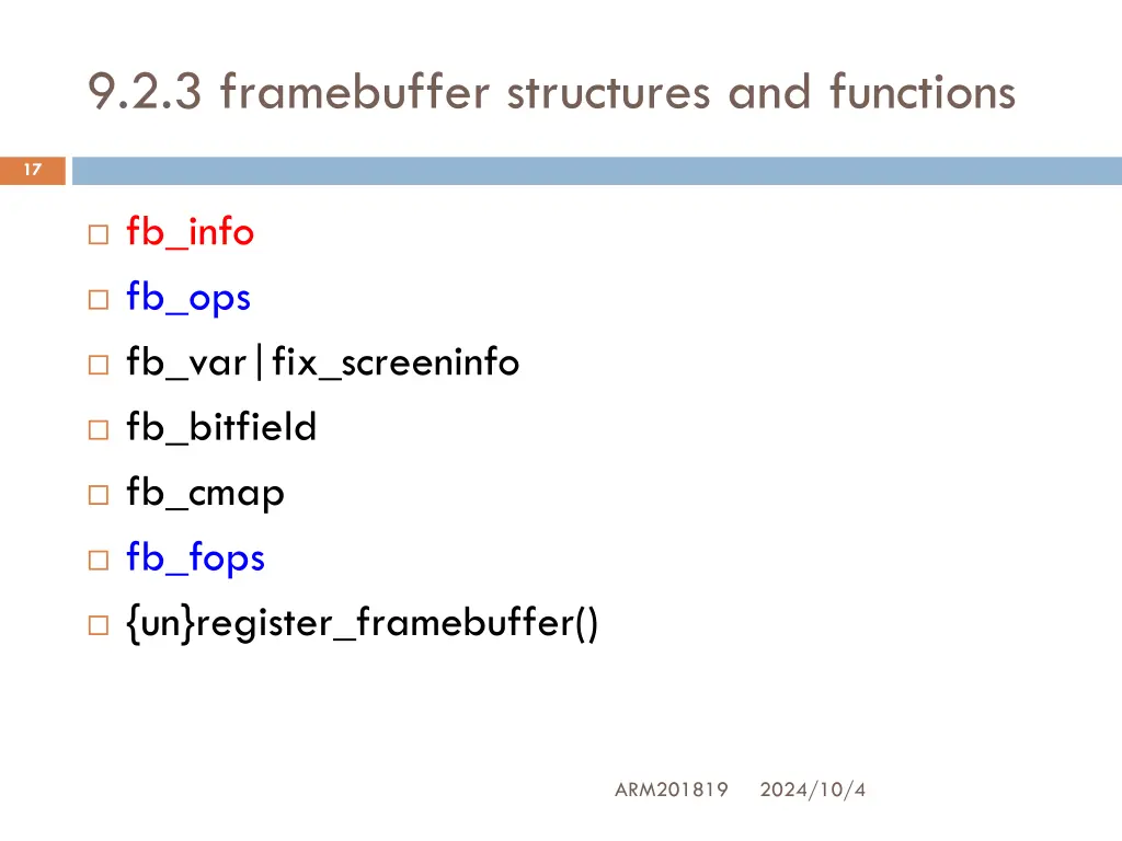 9 2 3 framebuffer structures and functions